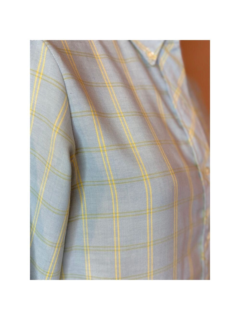 Vintage 1960s Penneys Carol Evans PENN-PREST Plaid Shift Dress - Mod Tunic sz 16 - Picture 5 of 10